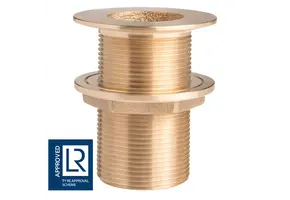  Bronzen huiddoorvoer plat