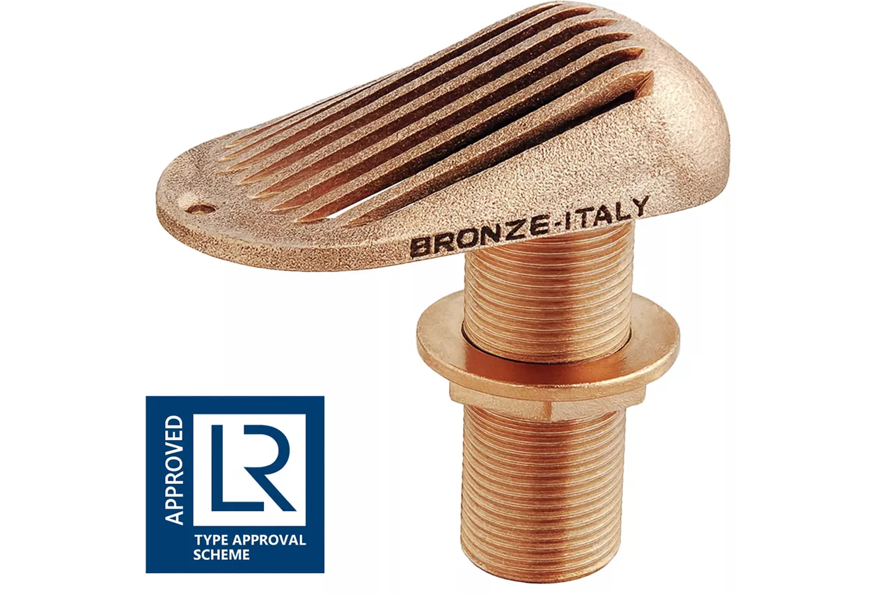  Bronzen huiddoorvoer met zeef