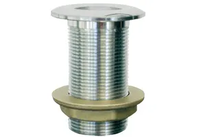  Messing huiddoorvoer bol verchroomd