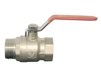  Kogelkraan Binnen/Buitendraad Messing