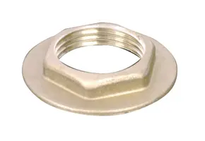  Messing Connectiemoer met flens