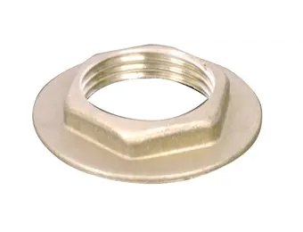  Messing Connectiemoer met flens