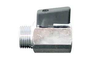  Messing verchroomde mini kogelkraan binnen-buitendraad