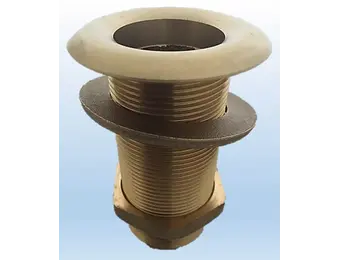  Huiddoorvoer messing 100 mm draad