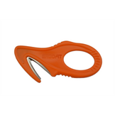Crewsaver Veiligheidsmes met lederen schede oranje
