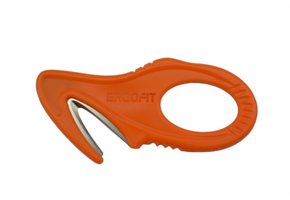 Crewsaver Veiligheidsmes met lederen schede oranje