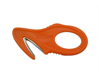 Crewsaver Veiligheidsmes met lederen schede oranje