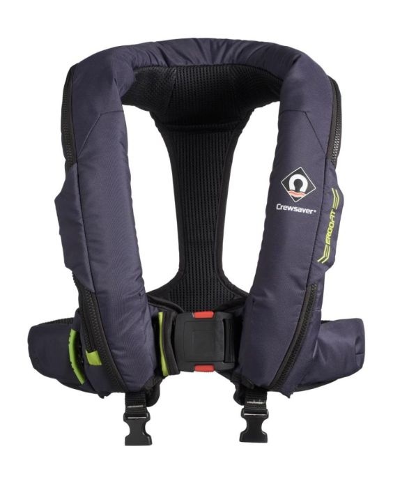 Crewsaver Reddingsvest ErgoFit 190N Hammar met harnas, licht & hood navy/ groen