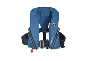 Crewsaver Reddingsvest Crewfit 150N Junior auto met harnas blauw/rood