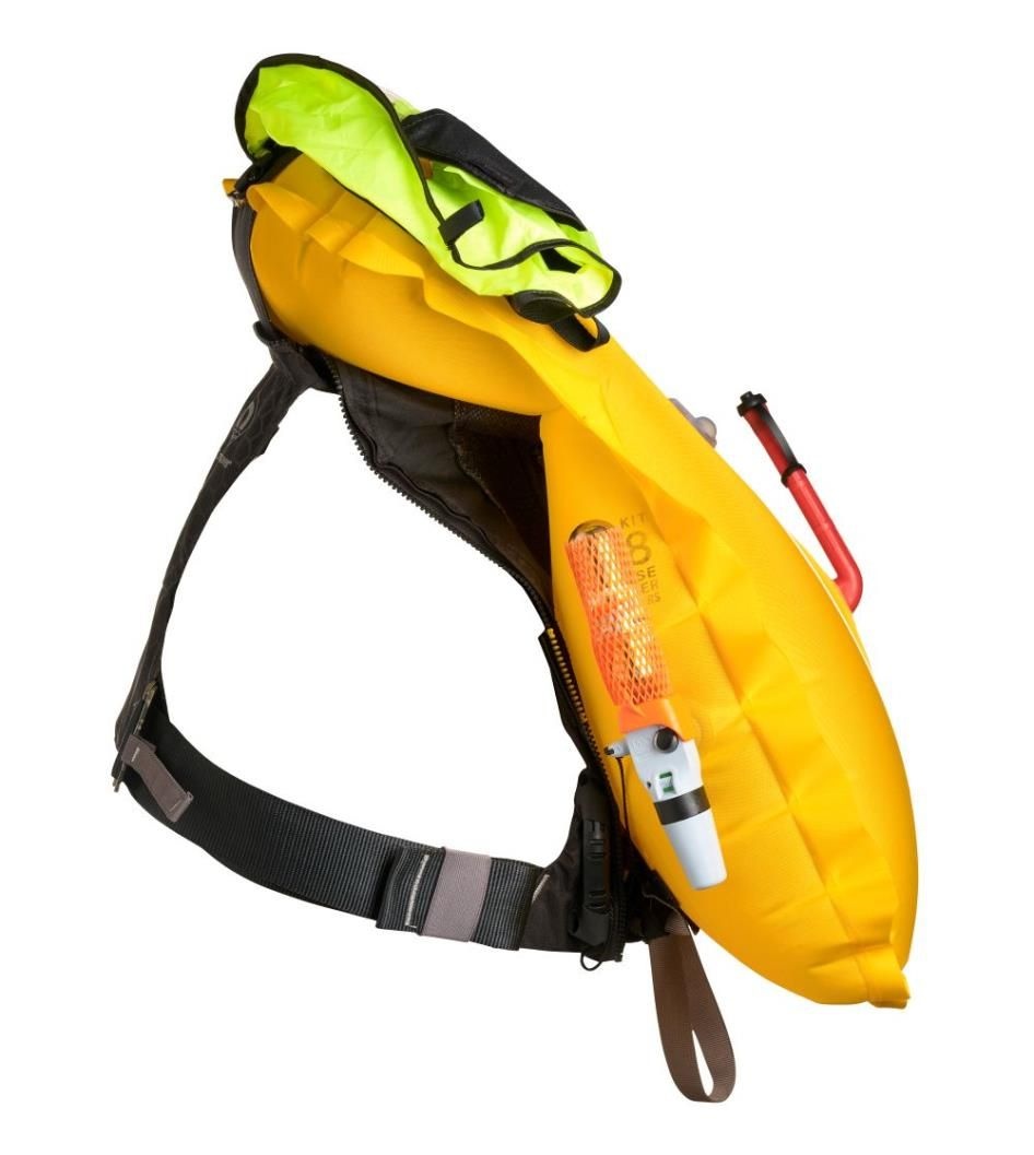 Crewsaver Reddingsvest Crewfit+ 180N Pro auto met harnas, licht & hood zwart