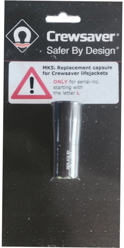 Crewsaver Smeltcapsule Mk5i Black Capsule auto vesten voor serials starting met 'L'