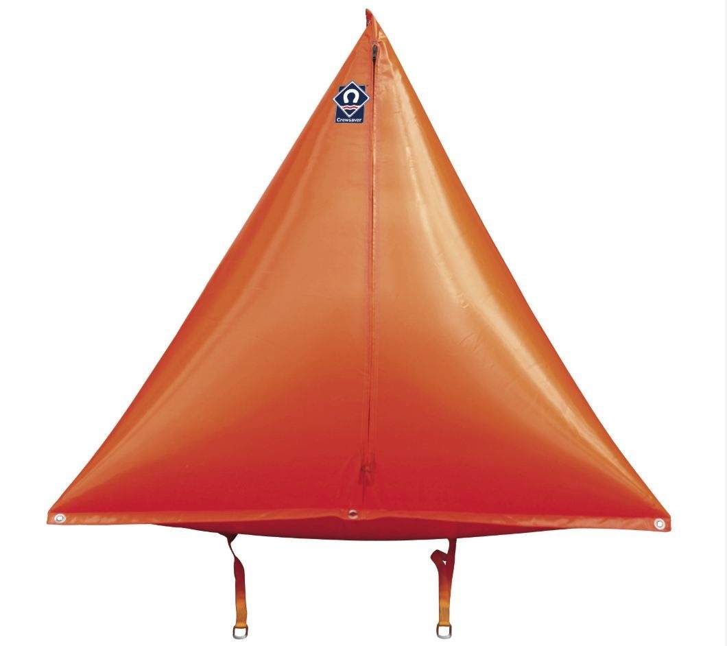 Crewsaver Wedstrijdboei Triangle 152 x 152 cm oranje