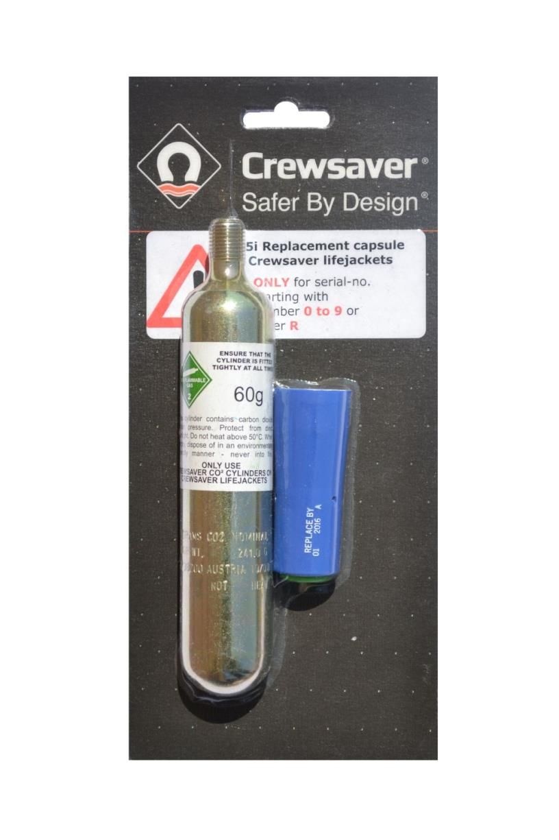 Crewsaver Herlaadset 60g Automatic Rearm Pack voor Crewsaver 275N & 290N vesten