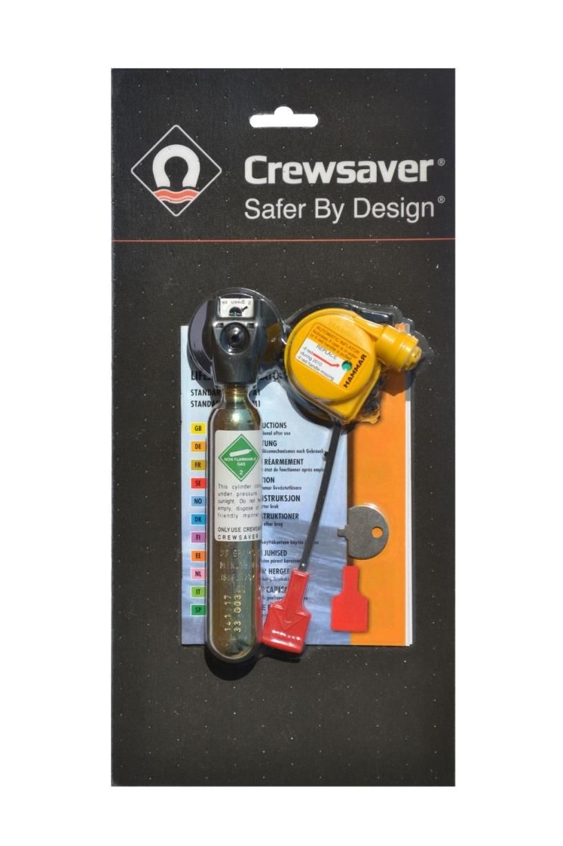 Crewsaver Herlaadset 33g Hammar Rearm Pack voor Crewsaver 150N & 165N vesten
