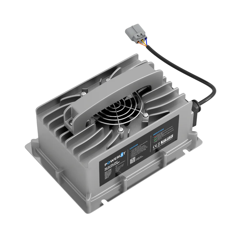 Powerlit 48V 10A LiFePO4 IP67 Lader, foto 2 van 5
