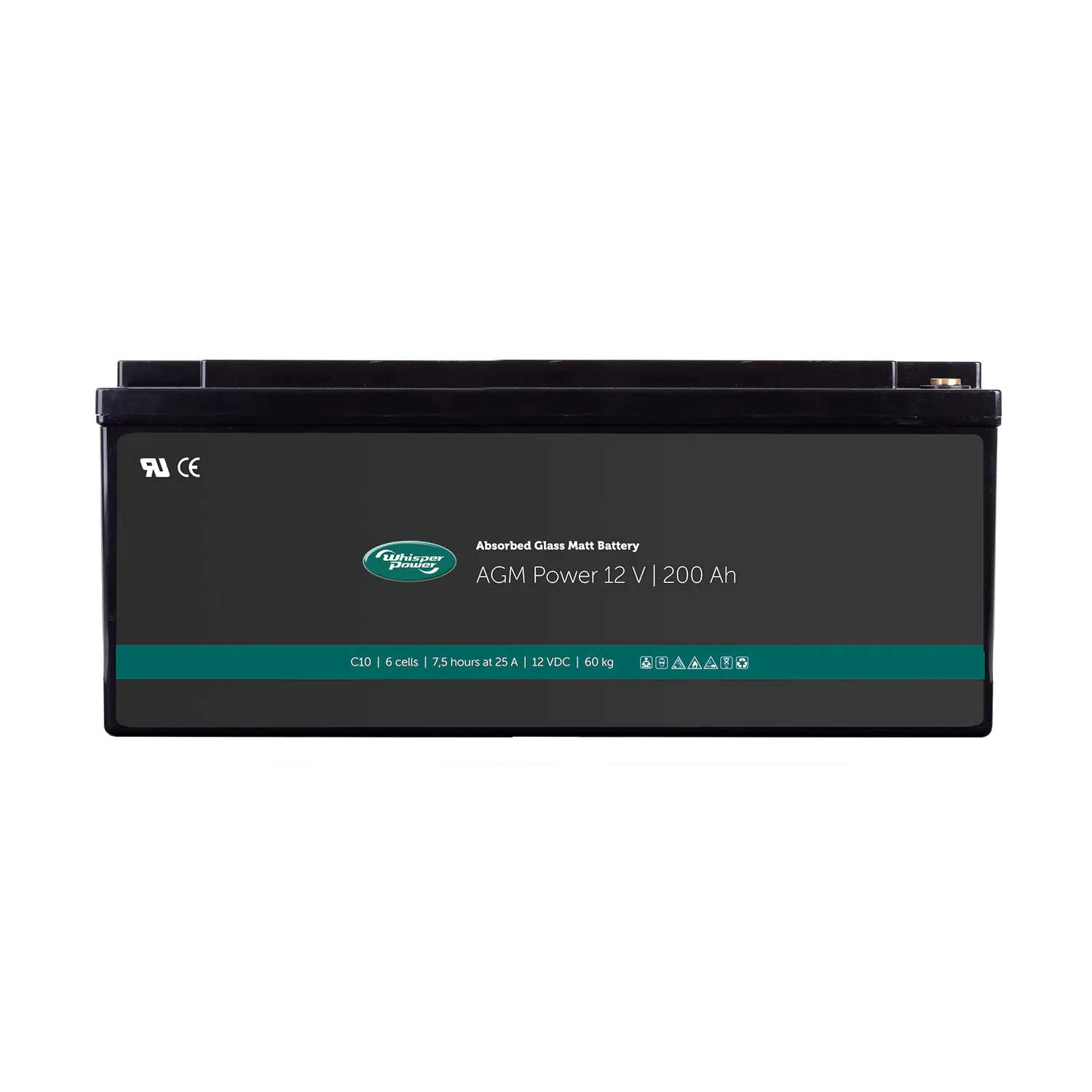 WhisperPower AGM Accu 12 V – 200 Ah