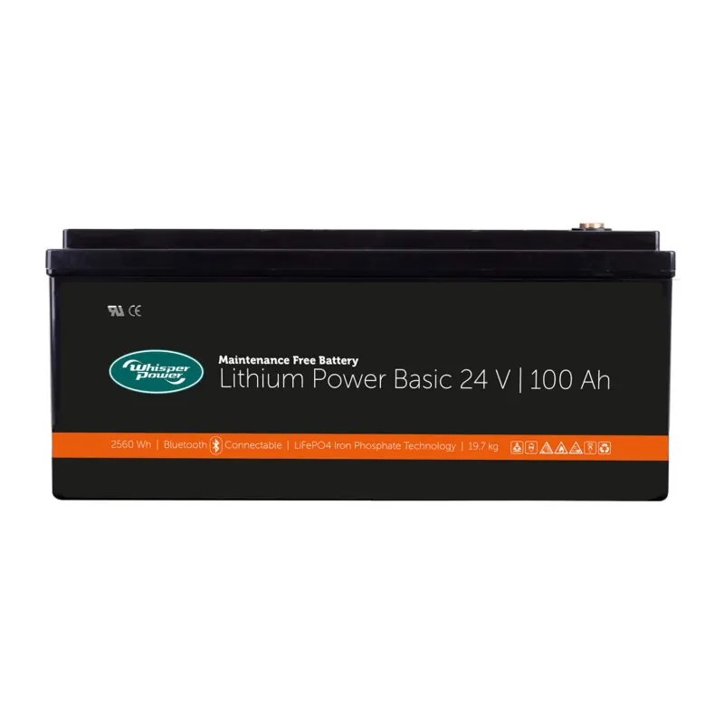 WhisperPower Lithium Power Basic 24 V – 100 Ah