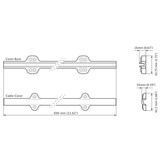 Zipwake Kabel cover extension E set 1 kabelcover