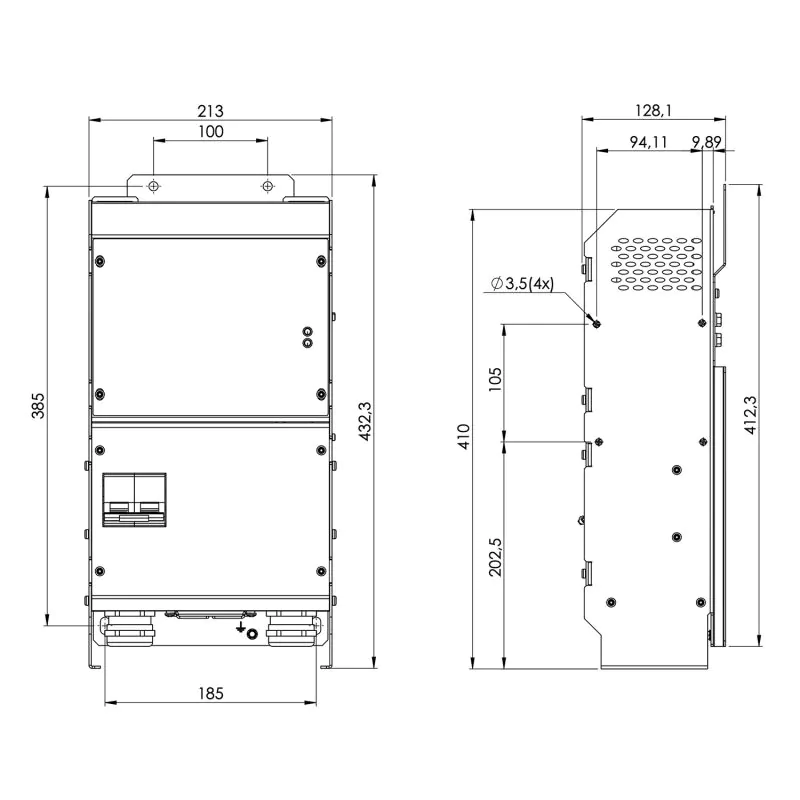 WhisperPower Autotransformator 120/240 VAC | 100 A