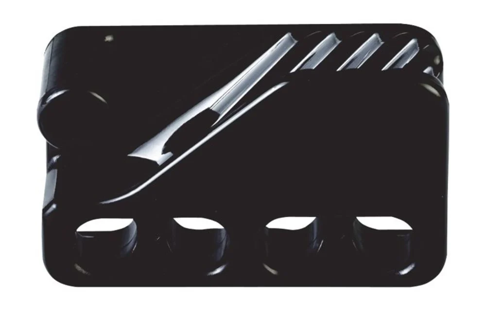 Clamcleat Stootwil klem 6-12 mm zwart