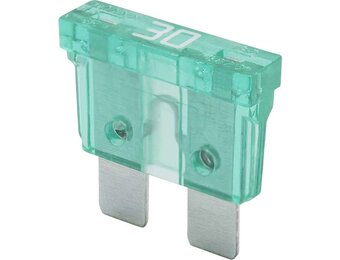 Talamex Steekzekeringen Set – Vlaksteekzekering 1 t/m 30 Ampère (Blister 4 Stuks)