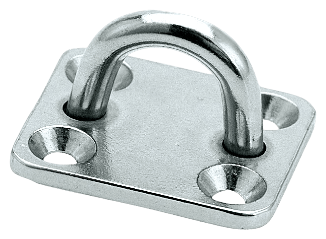 Talamex Oogplaat / Dekoog Vierkant RVS