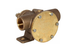 Jabsco 52080-2001 bronzen pomp, maat 80, voetmontage, BSP-schroefdraadaansluitingen