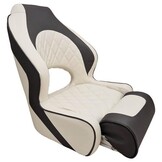 Hollex Stuurstoel Diamond Moon wit antraciet