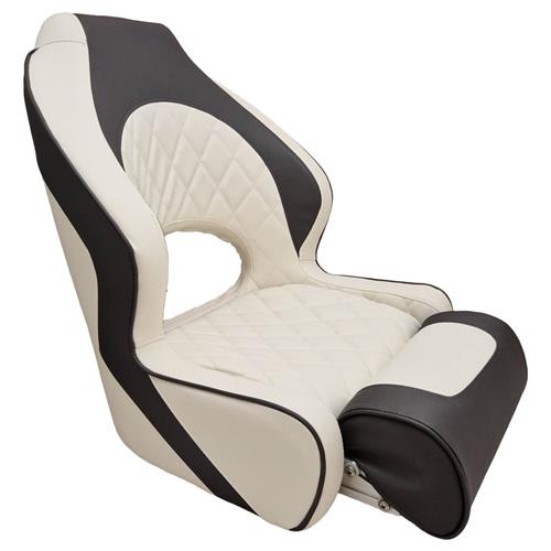 Hollex Stuurstoel Diamond Moon wit antraciet