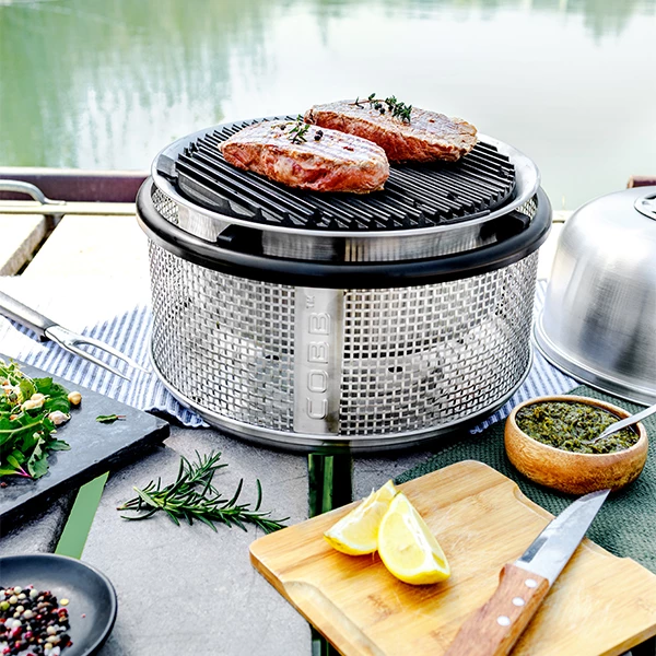 COBB Premier Air Barbecue RVS met grillplaat en luchtregeling