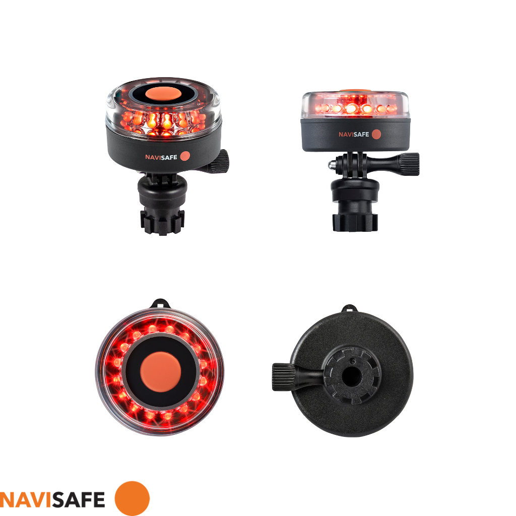 Navisafe Navilight 360°, rood, 2NM met Navimount basis