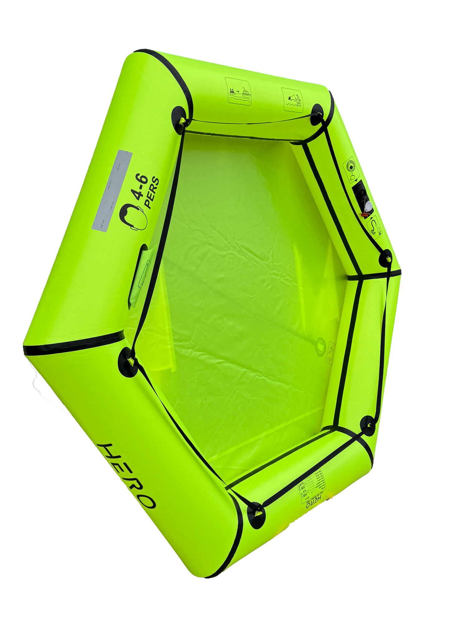 Hero Reddingsvlot Single Tube 4p - 6p tas