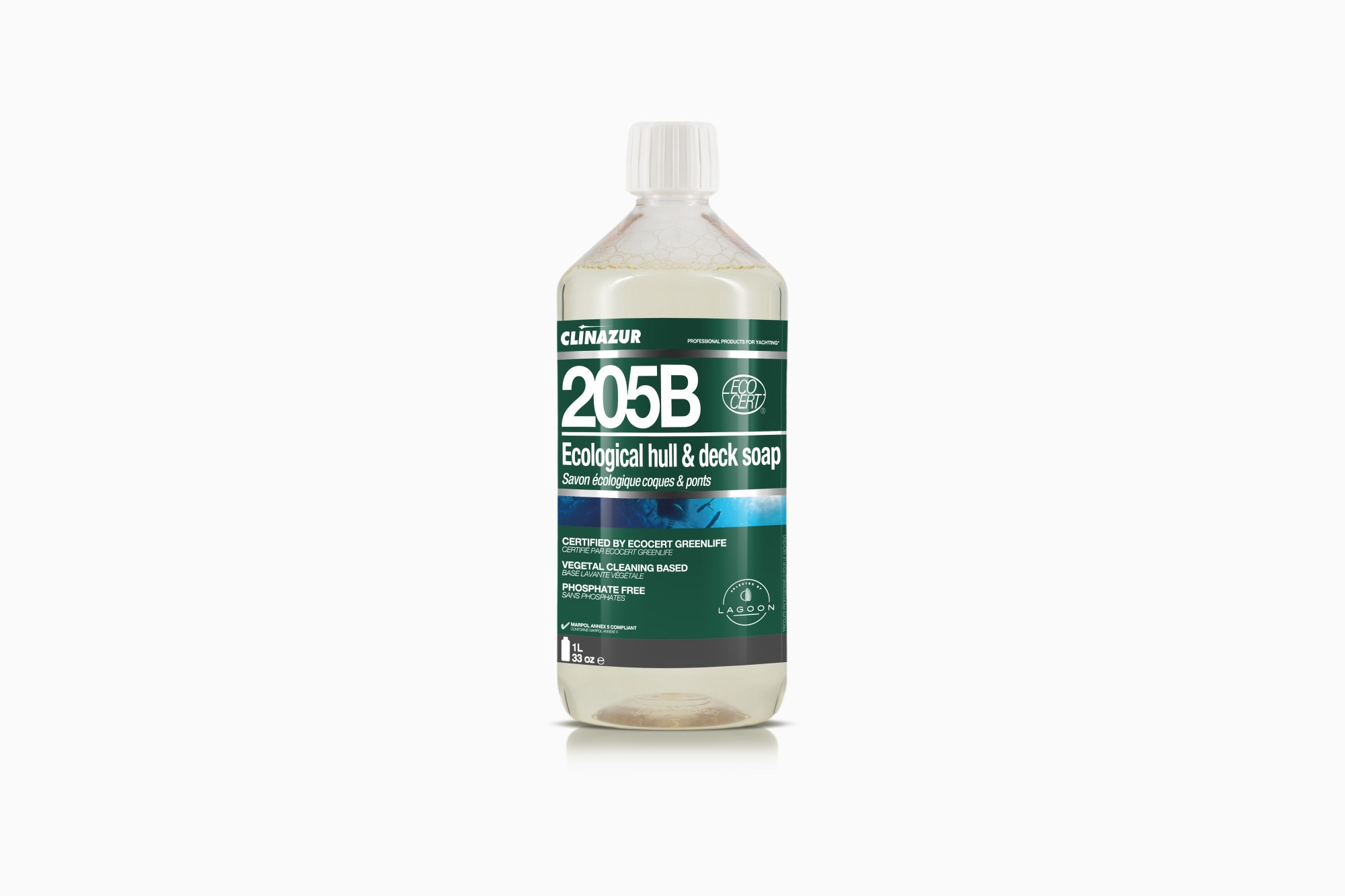 Clinazur Clinazur 205B Ecologic hull&deck soap
