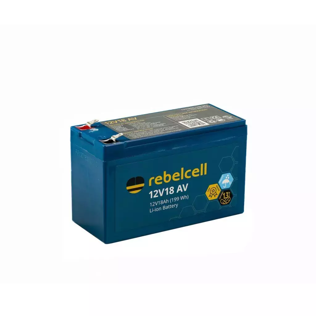 Rebelcell 12V18 AV Lithium accu (Model 2025)