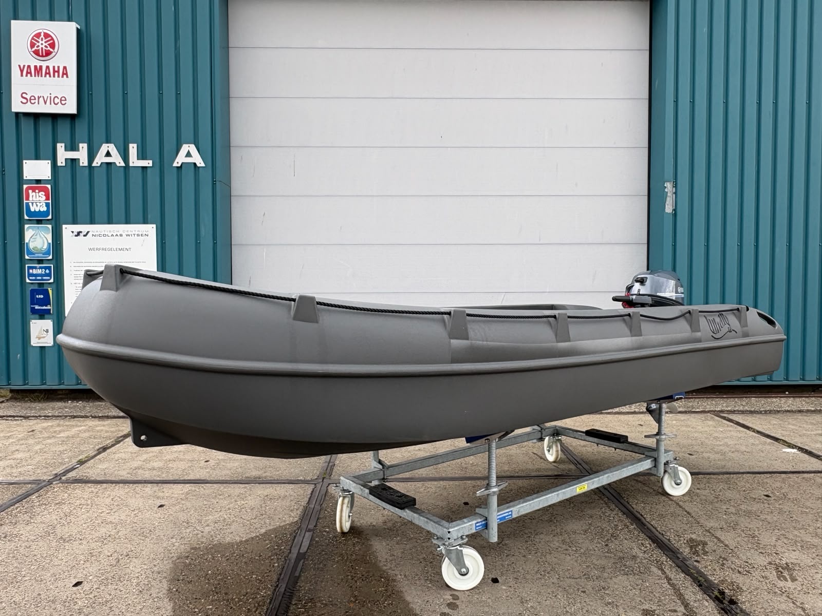 Whaly Showroommodel 435 inclusief Yamaha 20PK / Op=Op!
