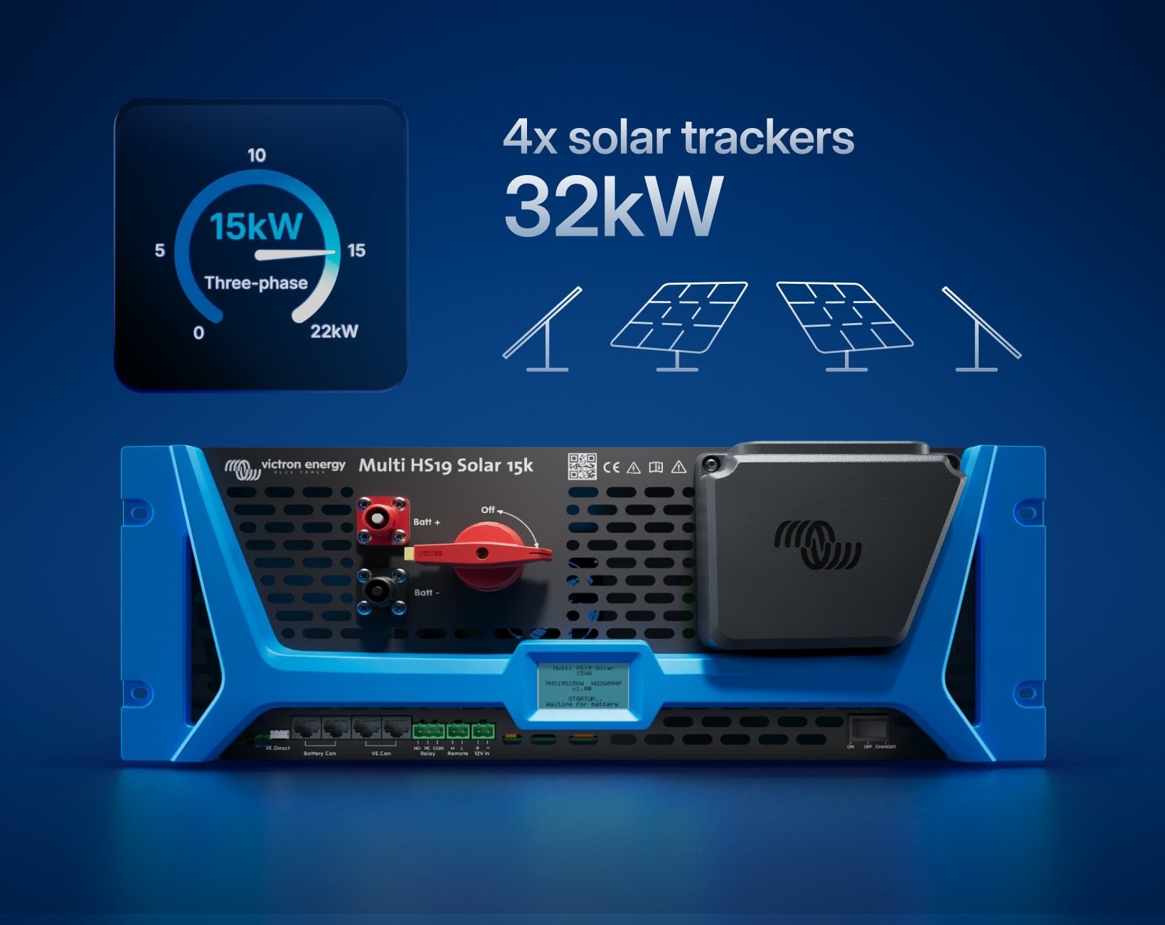Victron Multi HS19 Solar 15k /      Hoogspanningstechnologie. Victron-ecosysteem