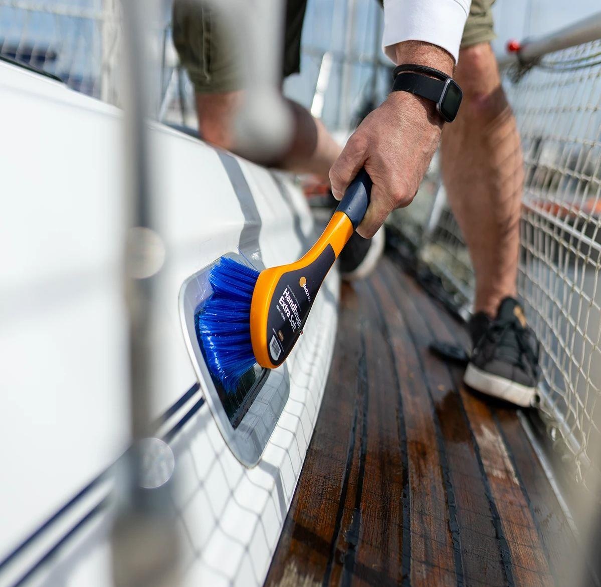Deckmate Handborstel extra zacht blauw