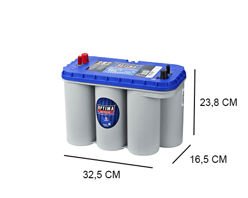 Optima Blue Top 75Ah DC-5.5L