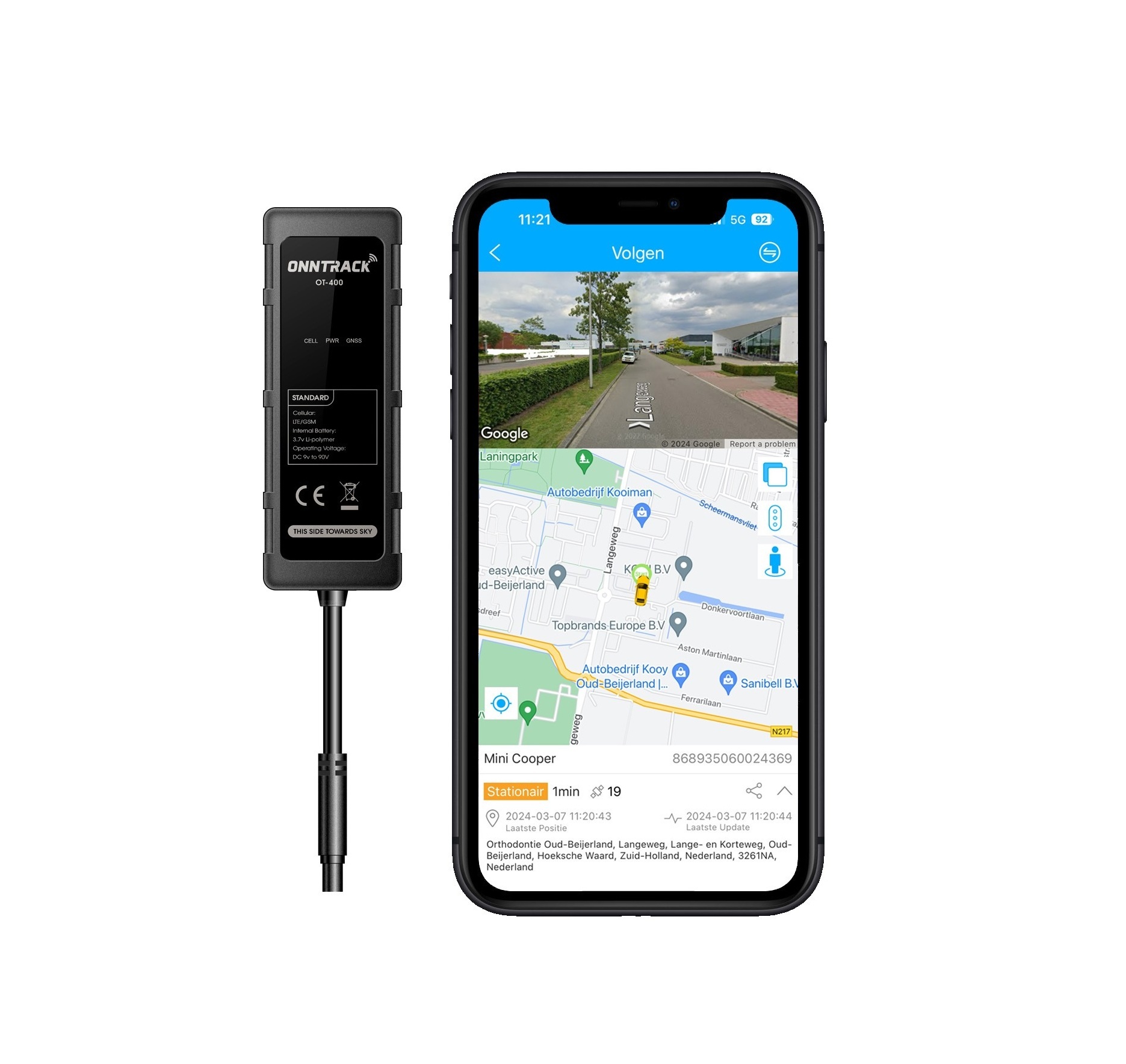 Onntrack 400 Inbouw GPS Tracker
