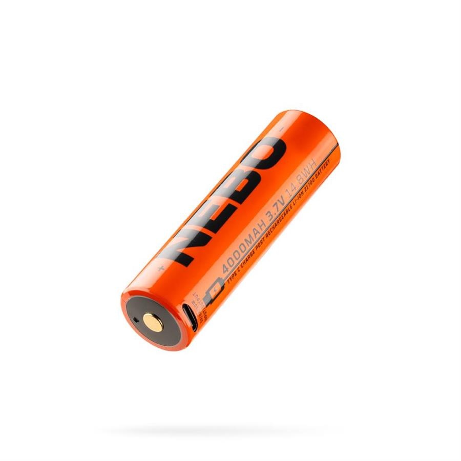 NEBO® Oplaadbare Li-ion batterij 21700 3,7V/4000mAh