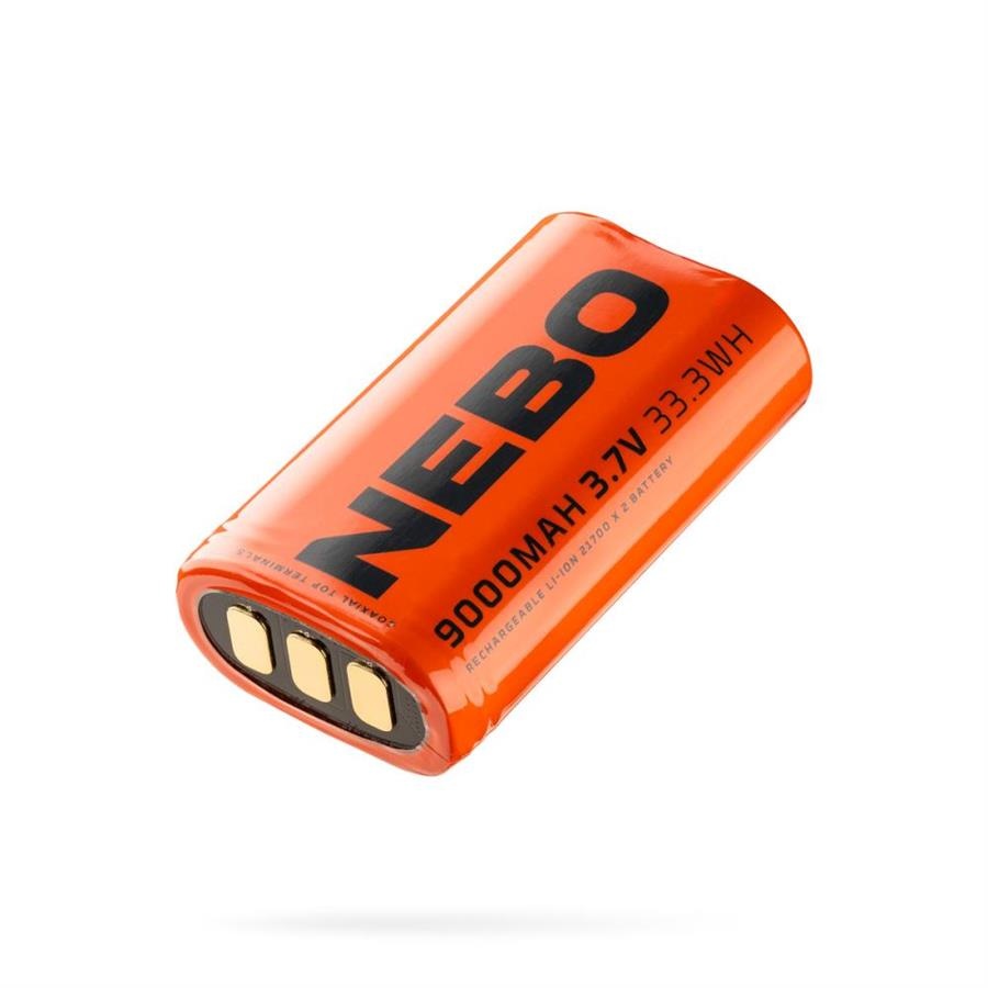 NEBO® Oplaadbare Li-ion batterij 2x21700 3,7V/9000mAh