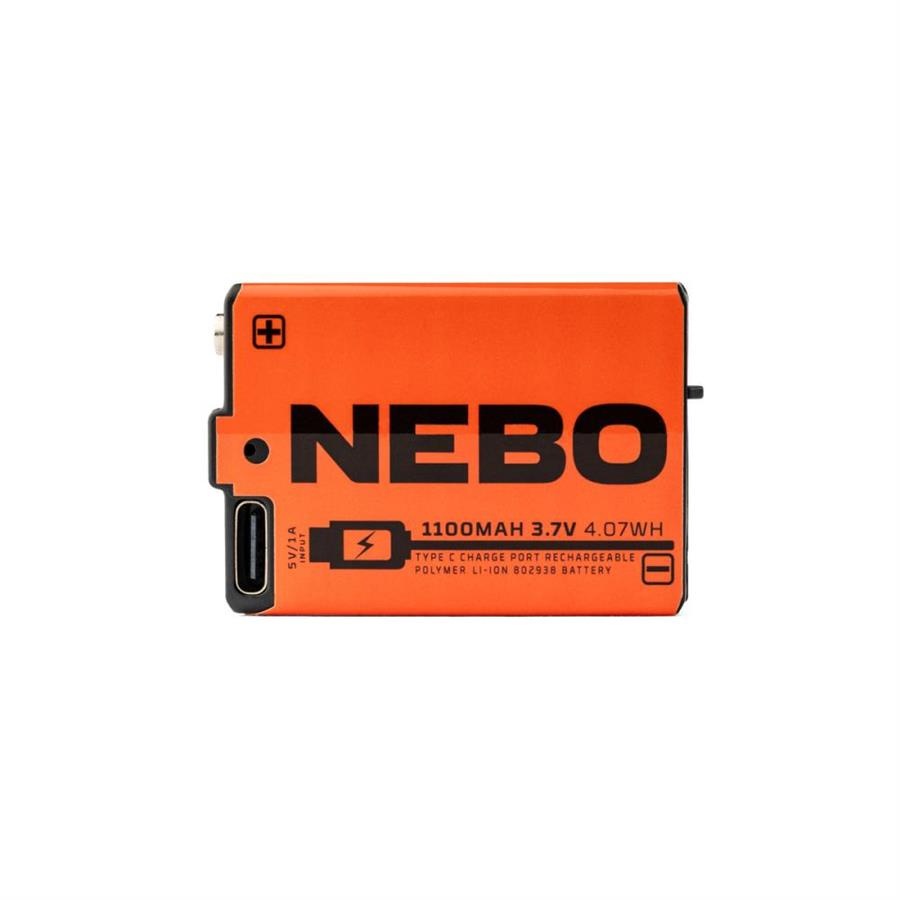 NEBO® Oplaadbare Li-ion batterij 802938 3,7V/1100mAh