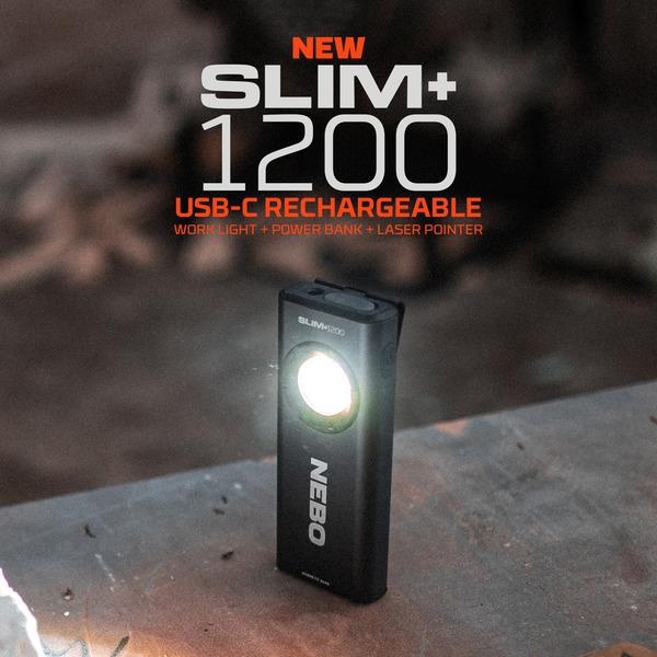 NEBO® Zaklamp Slim+ 1200