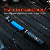 NEBO® Zaklamp Torchy 2K oplaadbaar (USB-C)