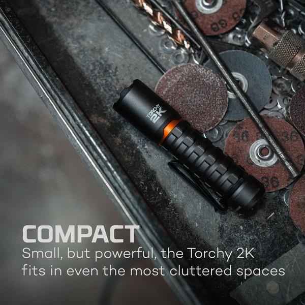 NEBO® Zaklamp Torchy 2K oplaadbaar (USB-C)