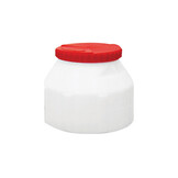 Nuova Rade Waterdichte container, wit/rood, 6 liter
