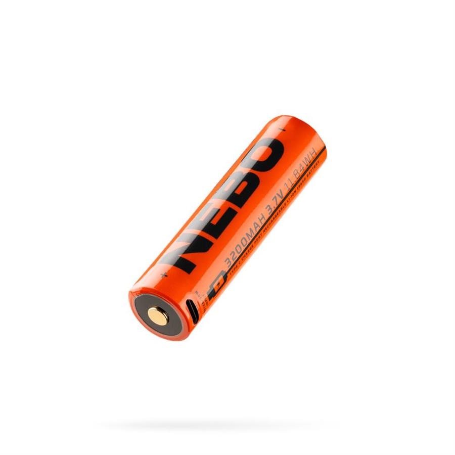 NEBO® Oplaadbare Li-ion batterij 18650 3,7V/3200mAh