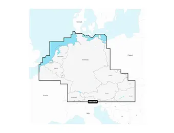 Navionics Benelux en Duitsland - Waterkaarten Navionics®+ | NAEU082R | microSD™/SD™ en een jaarabonnement