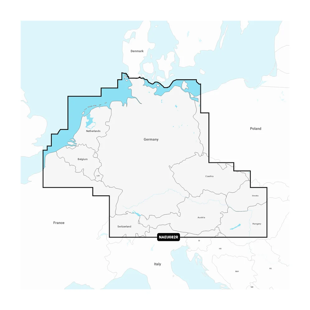 Navionics Benelux en Duitsland - Waterkaarten Navionics®+ | NAEU082R | microSD™/SD™ en een jaarabonnement