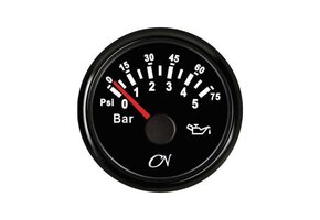  Oliedrukmeter Zwart-Zwart